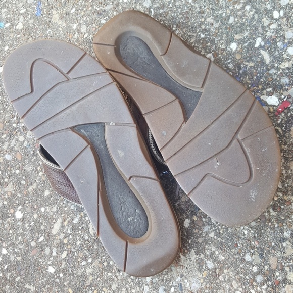 Sperry Top Sider Mens Leather Flip Flops 12 - Picture 5 of 5